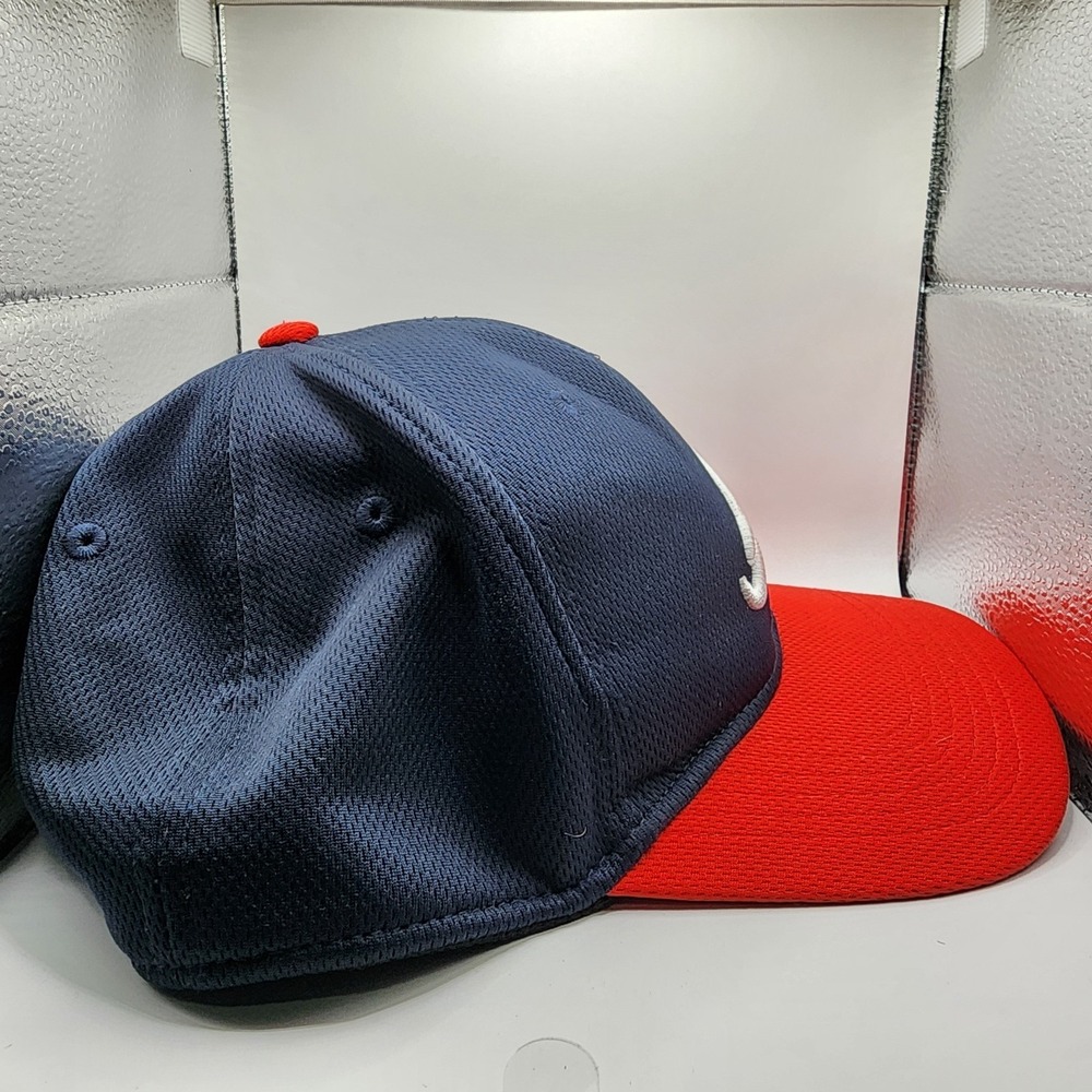 Atlanta Braves OC Sports MLB Cap Adult Strap Back Blue OSFM Fan Apparel - Picture 3 of 6